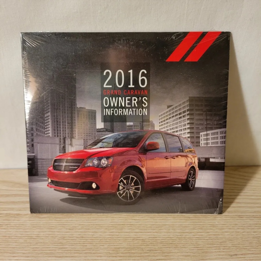 New Factory Sealed DVD 2016 Dodge Grand Canavan Owner’s Manual